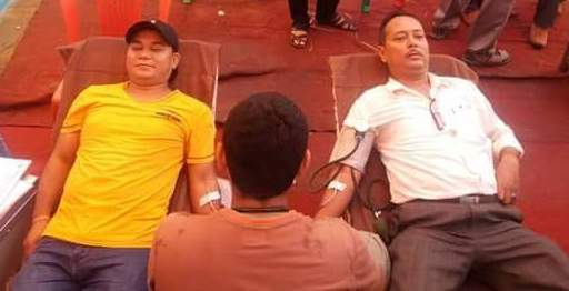 सुर्खेतमा प्रभात फेरी र रक्तदान