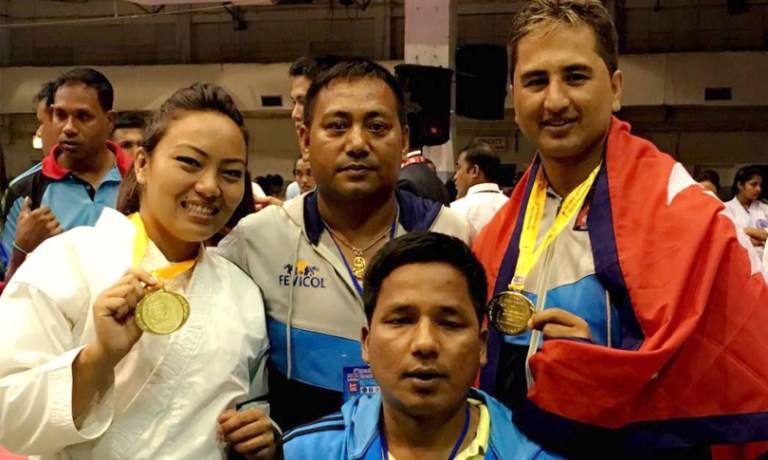 पहिलो दिनमै नेपाललाई तीन स्वर्ण र एक कांस्य