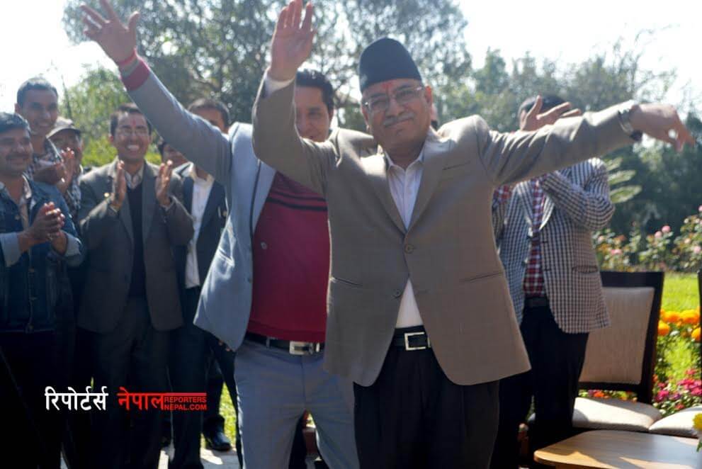 बालुवाटारमा छमछमी नाचे प्रधानमन्त्री