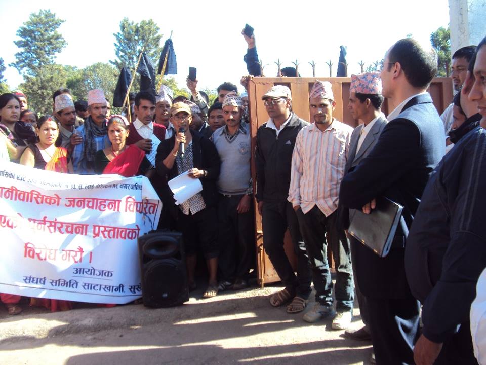 ​स्थानीय तह पुनर्संरचनामा असन्तुष्टि, साटाखानीलाई वीरेन्द्रनगरमा गाभ्न माग