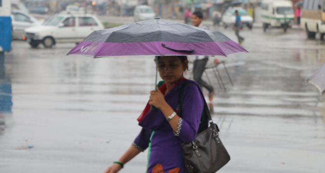 उपत्यकासहित पश्चिमी भेगमा हल्का वर्षा