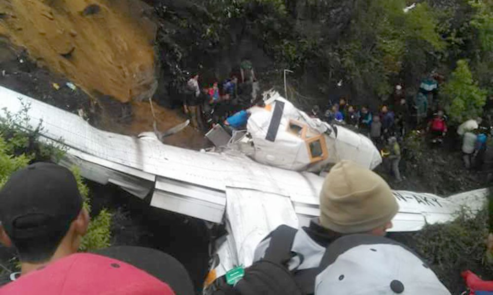 लुक्लामा गोमा एयरको विमान दुर्घटना