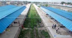 भारतको जयनगरमा निर्माण गरिएको नेपाल भारत रेल्वे स्टेशन।