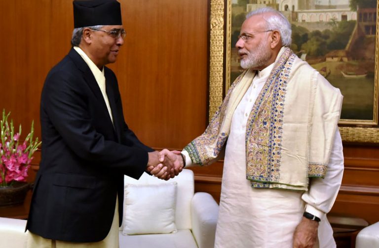 देउवालाई मोदीको ‘सरप्राइज्ड’, गार्ड अफ अनर अघि नै ‘वार्मअप’ भेट