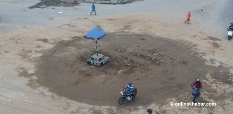 शहीद लखन थापाको सालिक हटाएकोमा जनजाति महासंघको विरोध