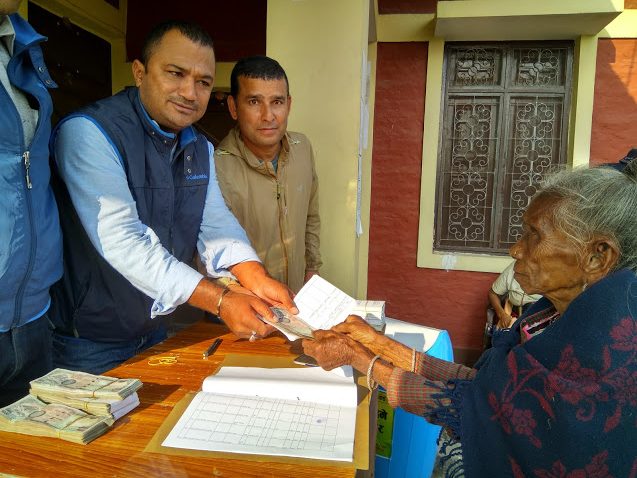 सामाजिक सुरक्षा भत्ता वितरण कार्य सम्पन्न (अपडेट)