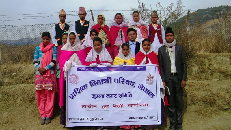 ठुली भैलो बचाउदै जुम्लाका युवा