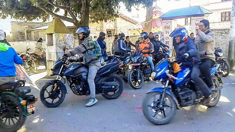 राजधानी बनाउन जुम्लामा आज मोटरसाइकल र्‍याली