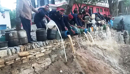 अवैध मदिरा नियन्त्रणमा लिने कार्य तिब्र