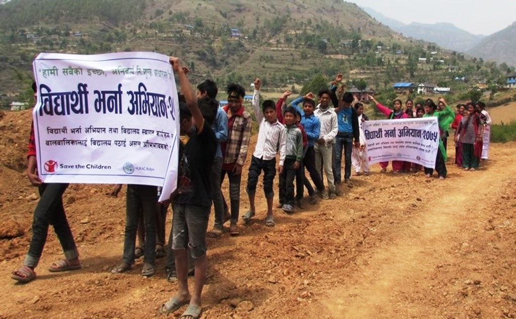 १ सय १४ बालबालिका विद्यालयमा भर्ना