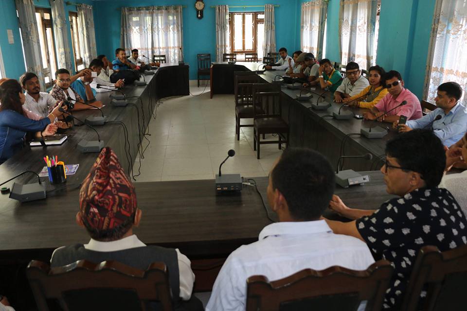 नेपाल पर्यटन पत्रकार संघ(एन्टाेज) प्रदेश नम्बर ५ नं प्रदेश मा भुवन कार्की