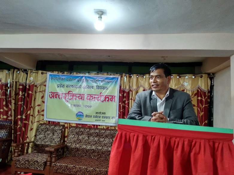 कर्णाली प्रदेशको आर्थिक विकास, पर्यटन मुख्य क्षेत्रः मुख्यमन्त्री शाही