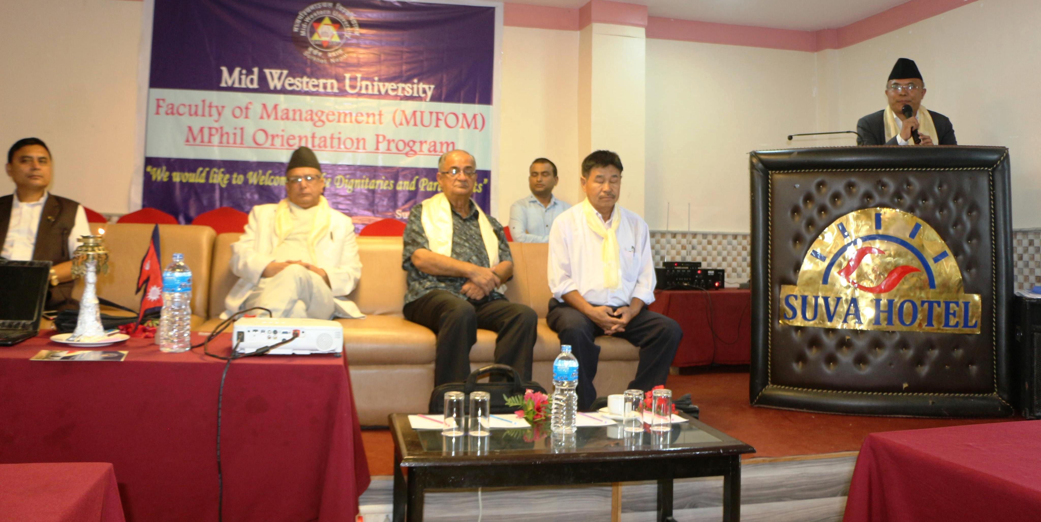 मध्यपश्चिमाञ्चल विश्वविद्यालयमा एमफील शुरु हुदै