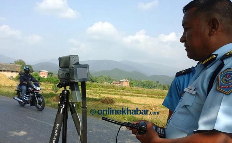 साउन १ गतेदेखि तीव्र गतिमा सवारी कुदाए दोब्बर जरिवाना