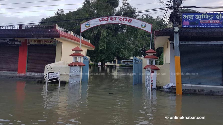 असोजको पानीले डुब्यो कैलाली, अधिकांश क्षेत्र जलमग्न