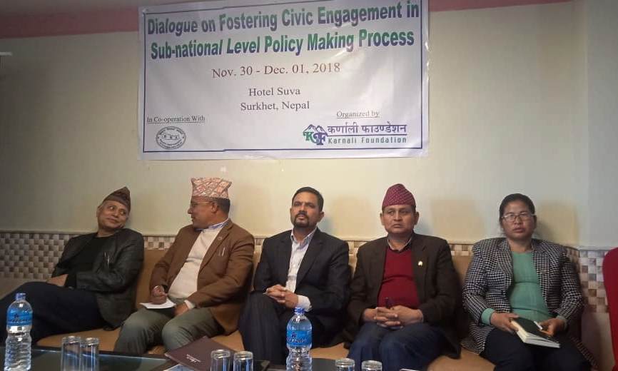 पुर्वाधार निर्माण मात्रै विकास होइन–सभामुख शाही