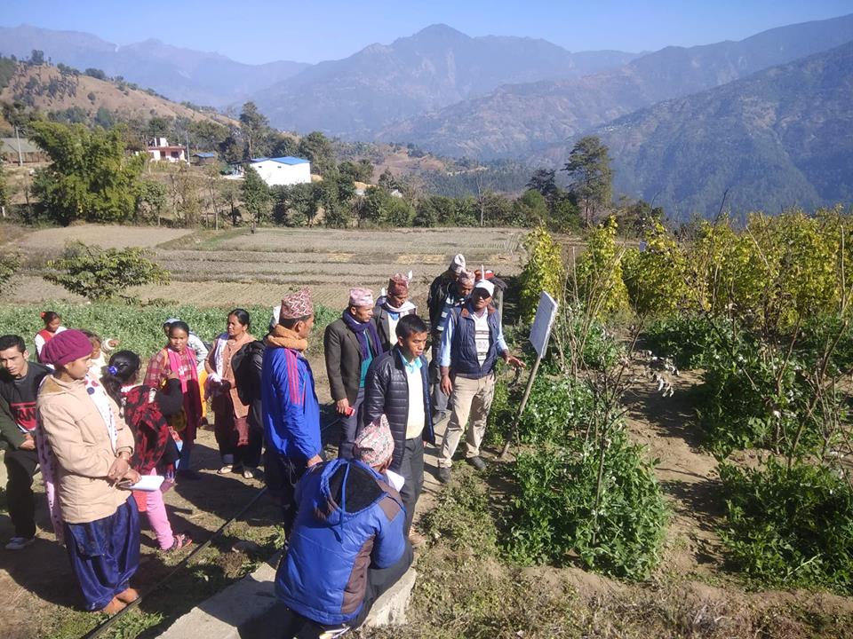 क्षमता विकासका लागि अन्तरजिल्ला भ्रमण