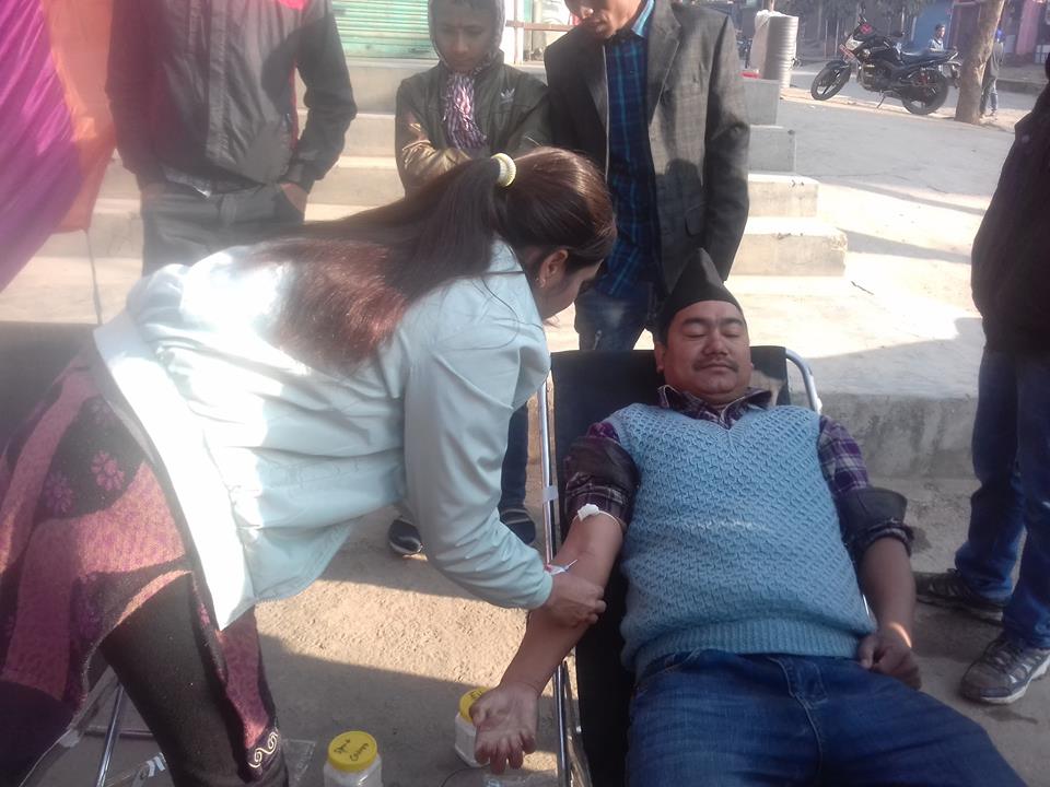 रक्तदान कार्यक्रम सम्पन्न