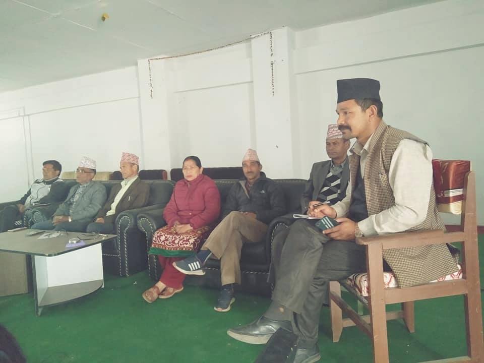 जिल्लाको विकासका लागि नेतृत्व लिदै (नेकपा)