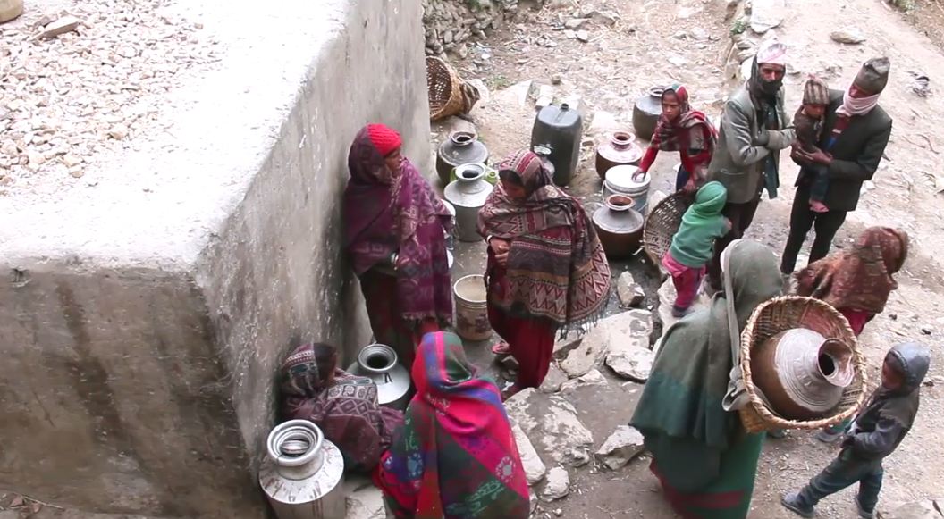 कालिकोट बान्जाडा गाँउ जिल्ला कै खानेपानी आभाव ग्रस्त