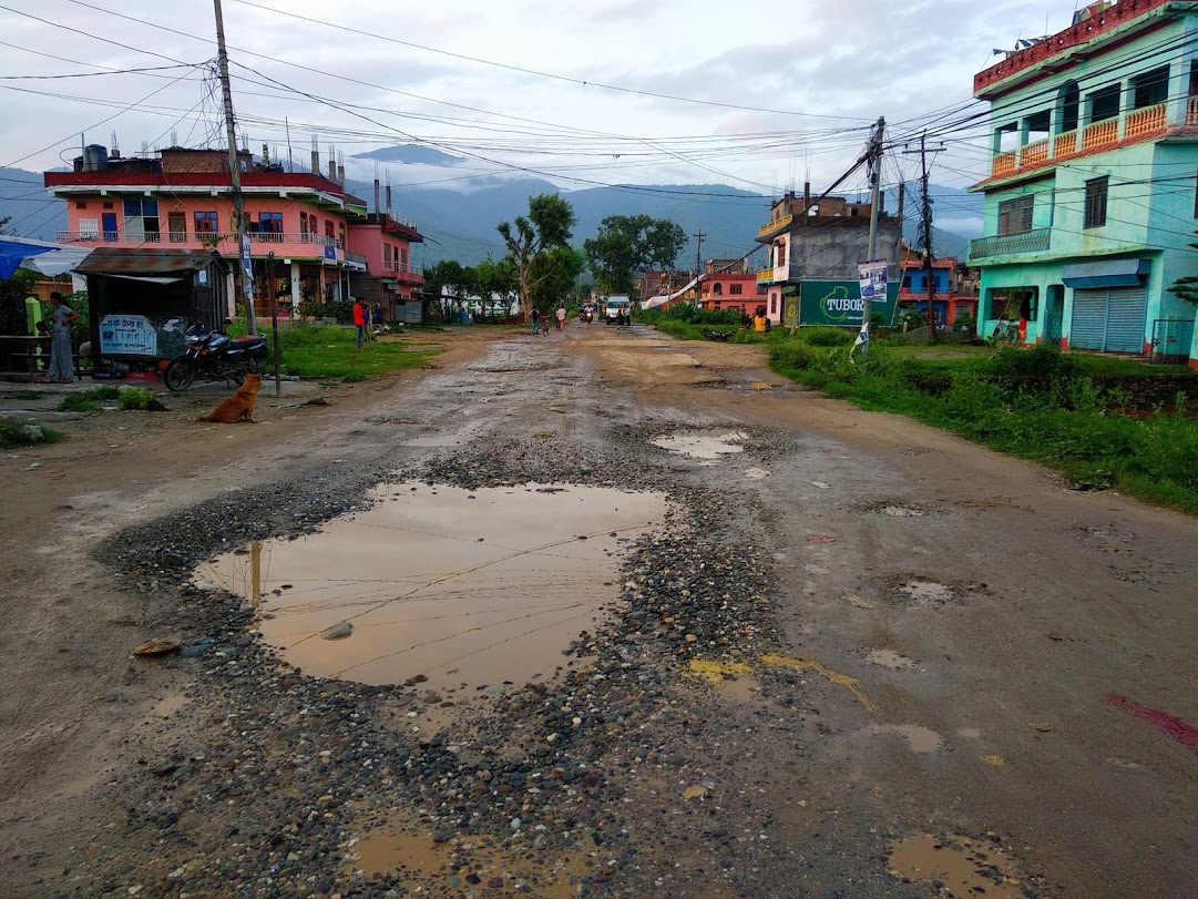 असारे विकासले पनि छोएन मंगलगढी-काँक्रेविहार सडकलाई