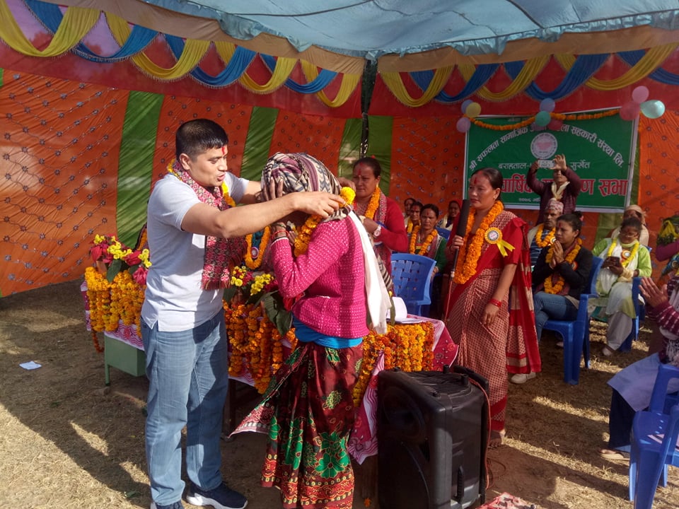 सफलता सहकारीद्धारा जेष्ठ व्यक्ति र एकल महिला सम्मानित