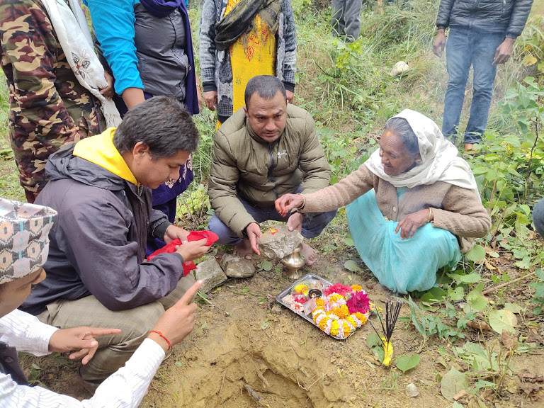 काँक्रेविहारमा आधुनिक शौचालय निर्माण हुँदै