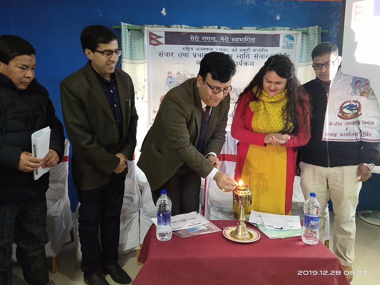 “मेरो गणना, मेरो सहभागिता” नारा लिएर राष्ट्रिय जनगणना हुँदै