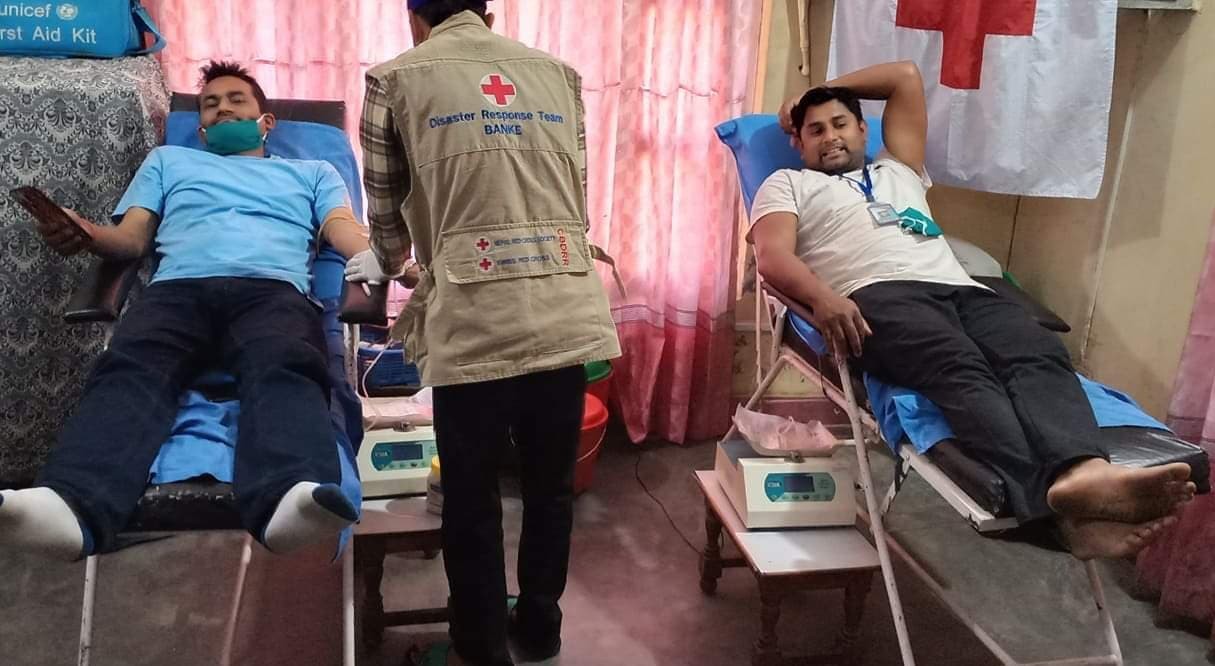 रगत अभाव कम गर्न बाँकेमा रक्तदान