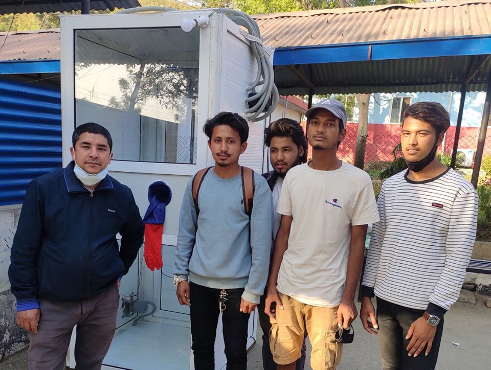 कोरोना परिक्षण गर्ने टेस्टिङ्ग बुथ प्रदेश अस्पताललाई हस्तान्तरण
