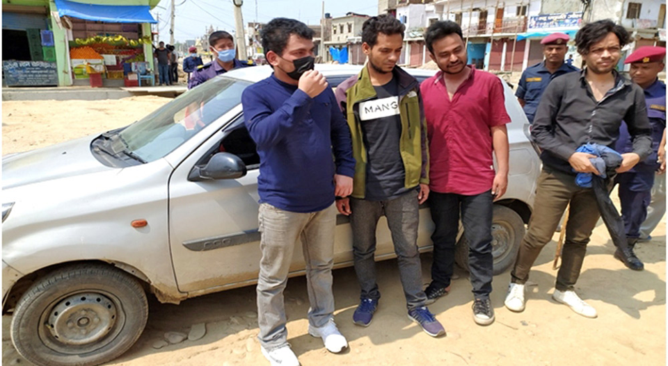 ४६ ग्राम ब्राउनसुगर सहित ४ जना पक्राउ