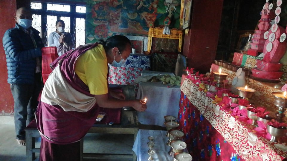सामान्य पुजा गरेर बुद्ध जयन्ती मनाइयो