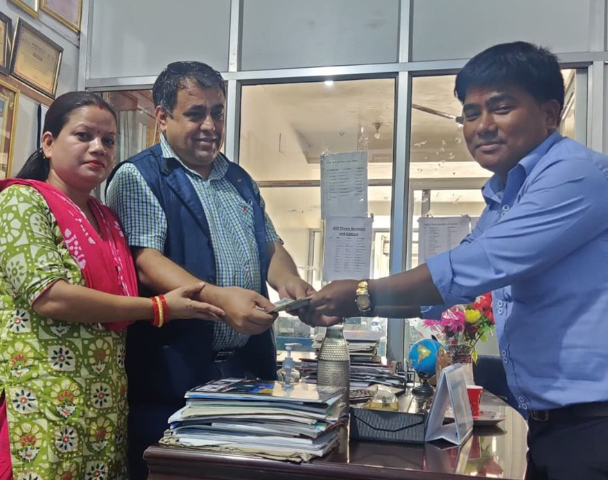 राजीको उपचारमा असिम अटो पार्टसद्वारा सहयोग