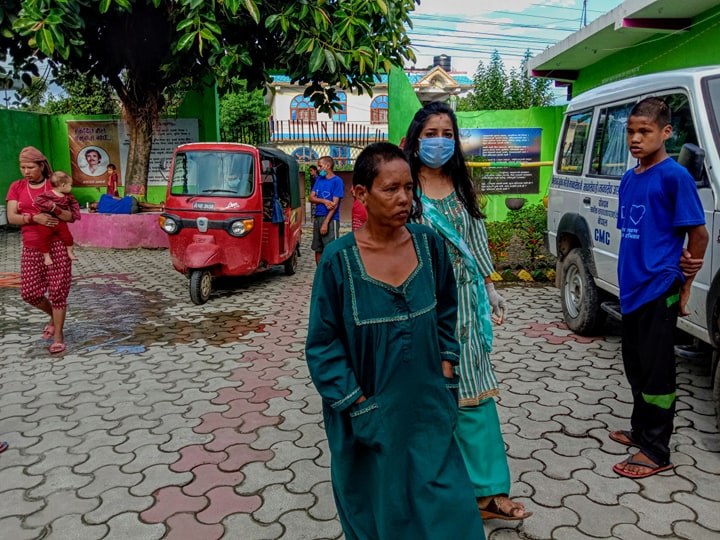 मानवसेवा आश्रमद्वारा एक महिलाको उद्दार