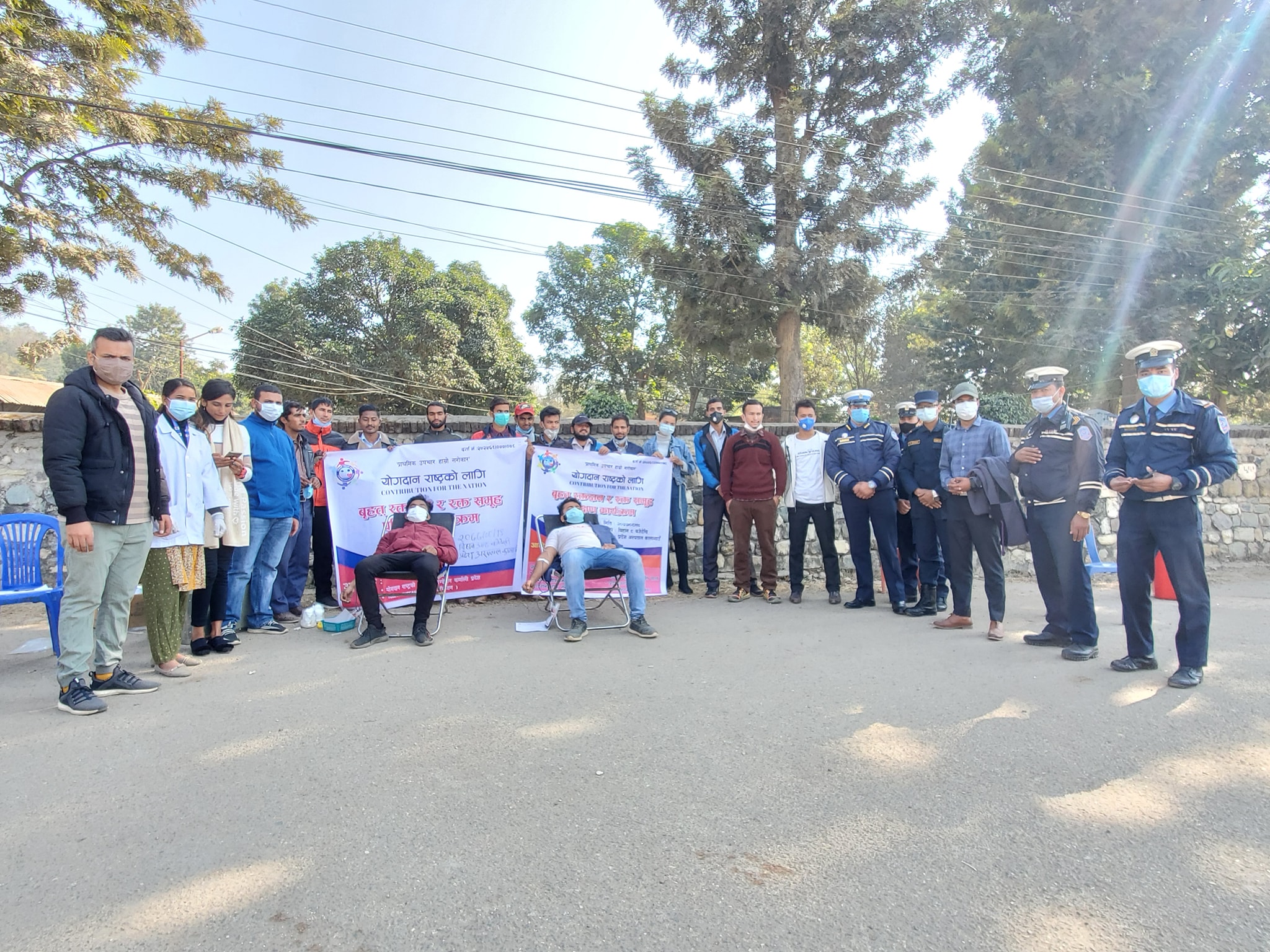 रक्तदान कार्यक्रम सम्पन्न, २२ पिन्ट रगत संकलन