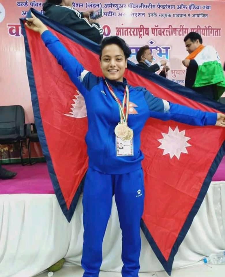 सुर्खेतकी चेली श्रुतिले २ स्वर्ण जितेर रचिन ईतिहास, नेपाललाई ३ स्वर्ण सहित २ रजत पदक