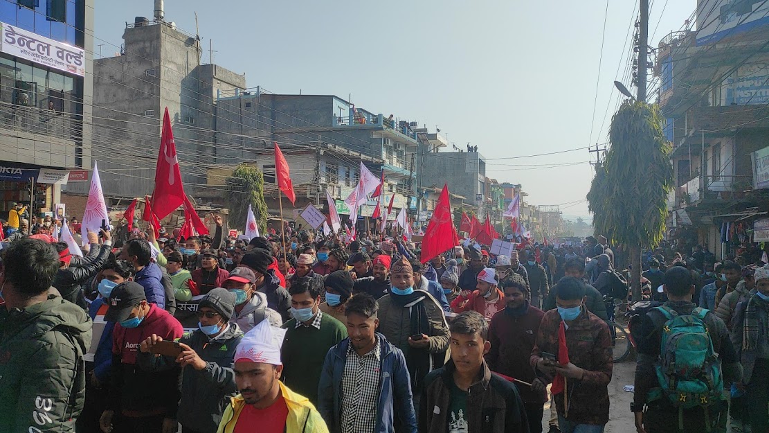 देशभर शक्ति प्रदर्शन गर्दै प्रचण्ड-माधव समूह (भिडियो सहित)