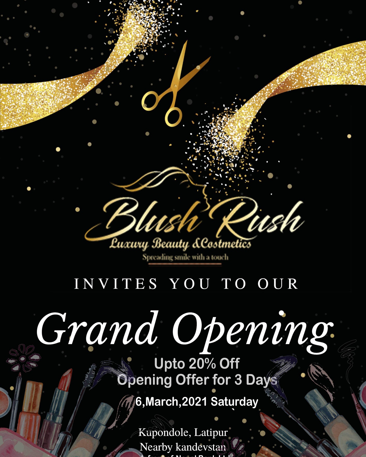 Blush Rush सामाग्री नेपाली बजारमा