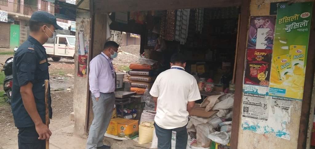 वीरेन्द्रनगरमा निषेधाज्ञामा बजार अनुगमन