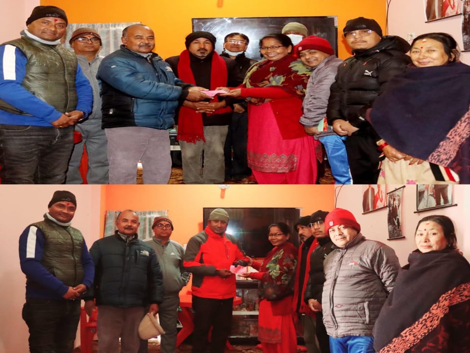 भिमसेन मन्दिर स्थापनाकोलागि आर्थिक सहयोग जुट्दै, मुख्य न्यायधिवक्ता श्रेष्ठद्वारा रु १ लाख ११ हजार १ सय ११ रुपैया सहयोग