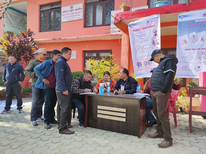 नमुना मतदान अभ्यास सम्पन्न (भिडियोसहित)